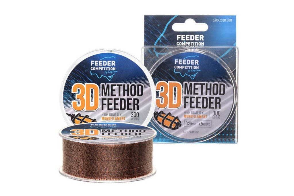 Feeder Competition 3D Method Feeder Line, 300 m, 0,20 mm, PT 5,4kg