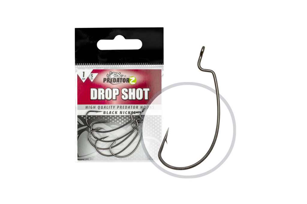 Drop Shot Hook #4, 5pcs