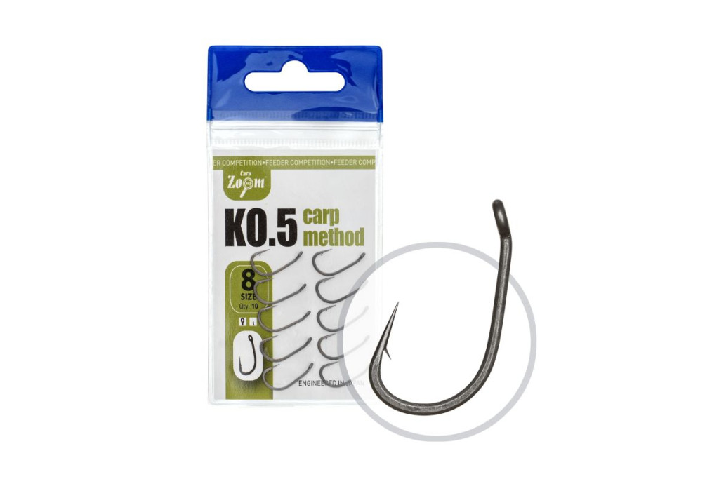 KO.5 Carp Method Hook, #8, 10pcs