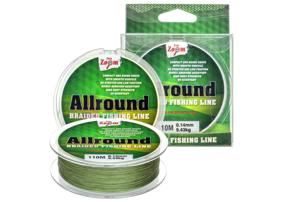 Carp Zoom Allround fonott zsinór, o 0,12 mm, 110 m, 6,3 kg