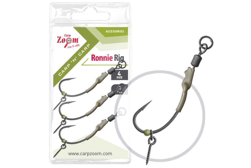 Carp Zoom Ronnie rig #2, 3 pcs