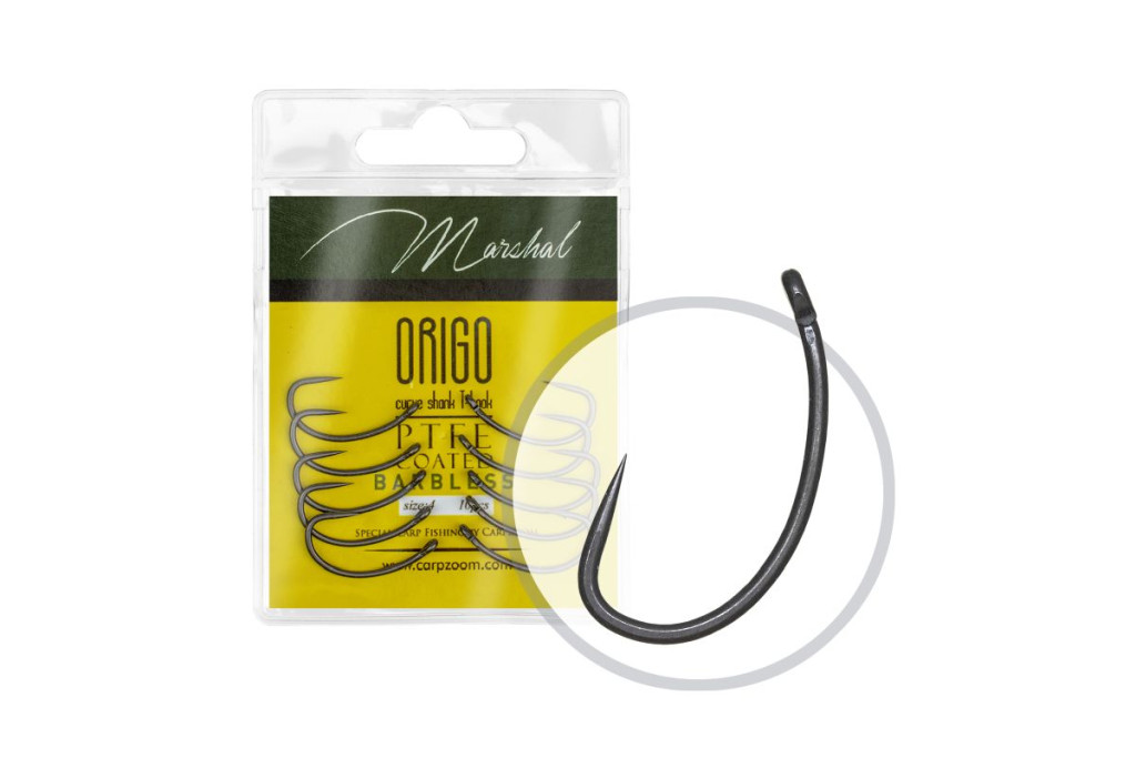 Marshal Origo T szakáll nélküli horog, #6, 10 db