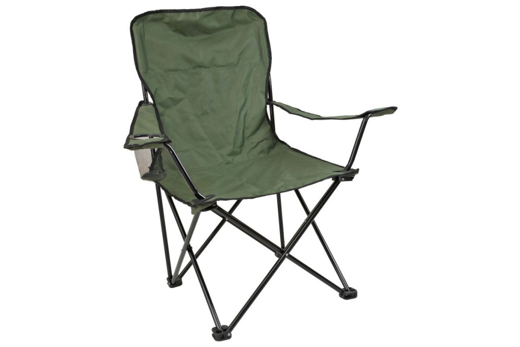 Carp Zoom Folding Fishing Chair with Armrests, 53x43x41/94 cm