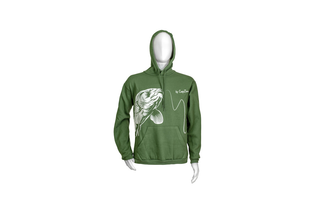 Carp Zoom Pontyos kapucnis pulóver, XXXL, zöld