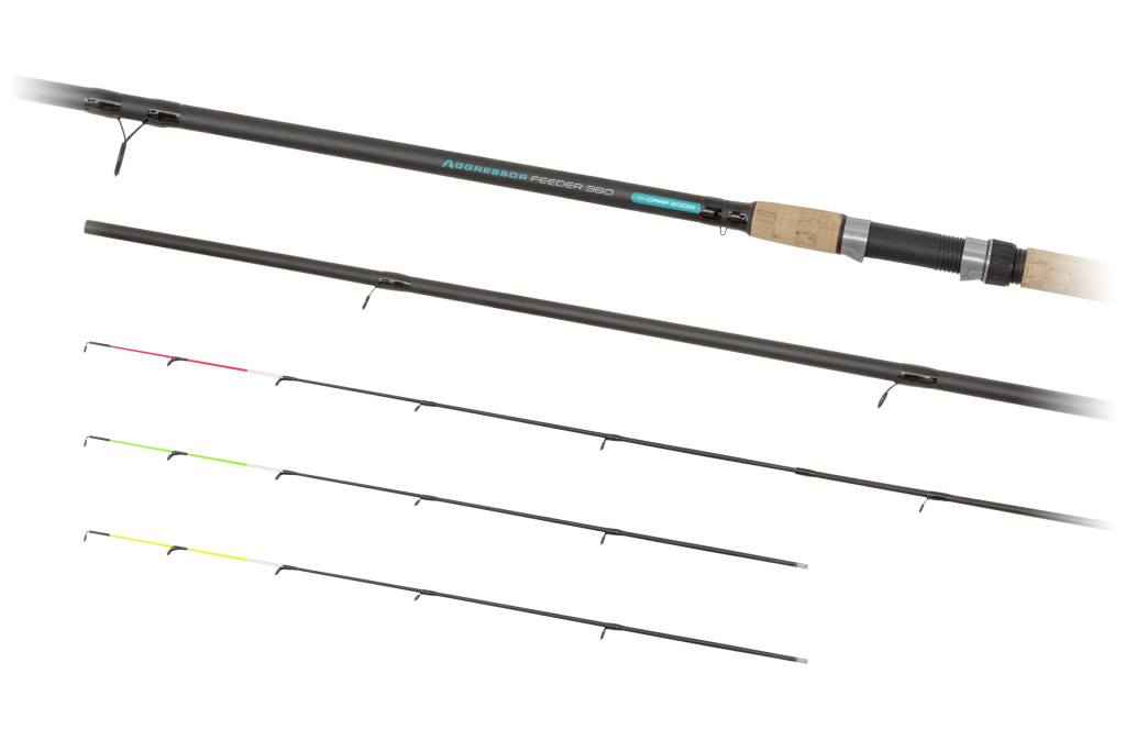 Carp Zoom Aggressor Feeder Rod, 390 cm, 150+ g, 3+3 section