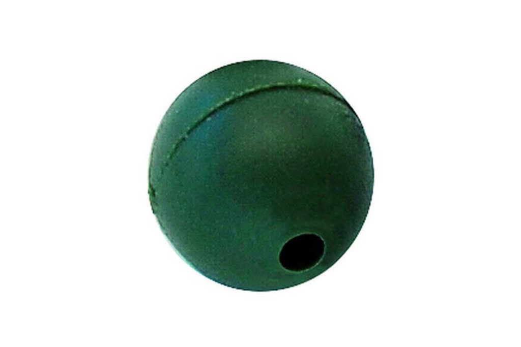 Soft beads Ø 10 mm (10pcs) matte green