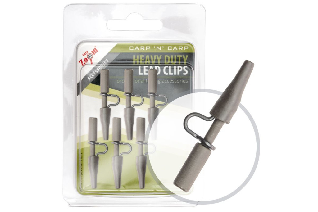 Carp Zoom Extra erős ólomkapocs + gumihüvely, zöld, 6 db