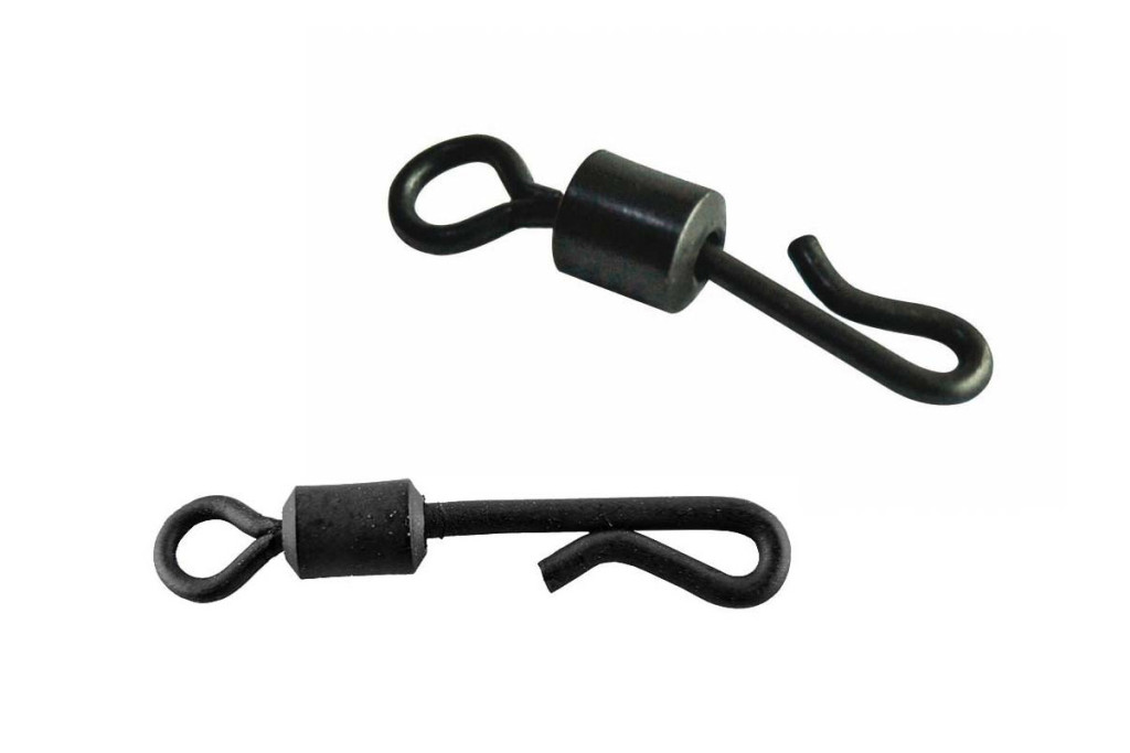 Carp Zoom Bojlis gyorskapocs, #4, matt fekete, 10 db