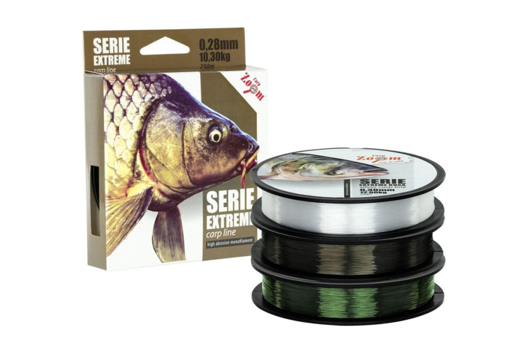 CZ Serie Extreme horgászzsinór ponty, o 0,40 mm, 250 m, 18,9 kg, barna