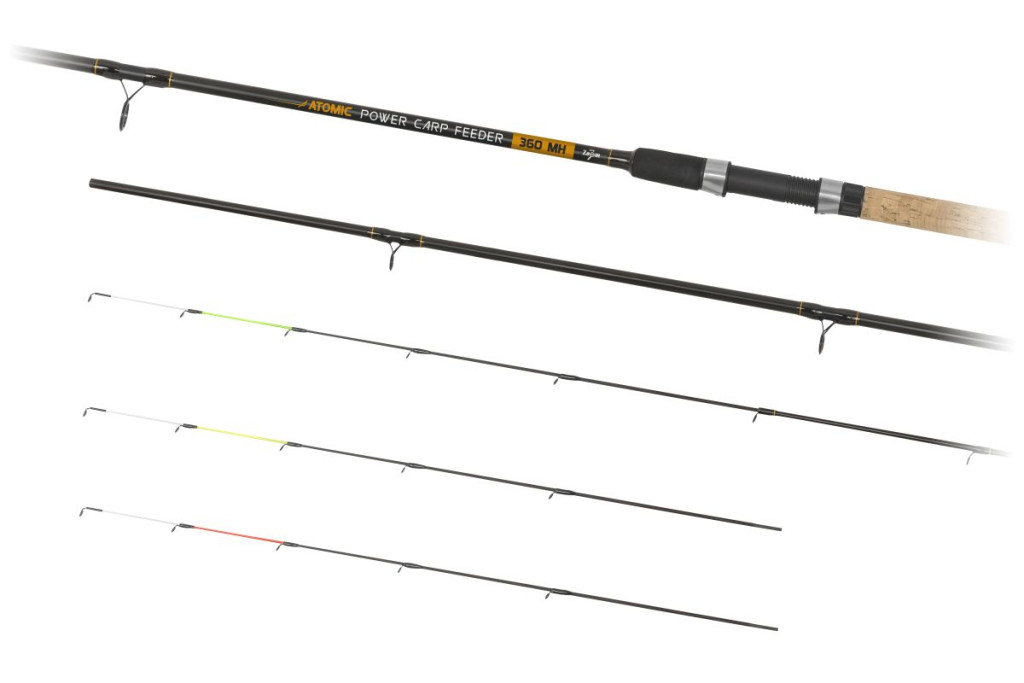 Carp Zoom Atomic Power Carp feeder fishing rod, 360 cm, 30-120 g, 3+3 section