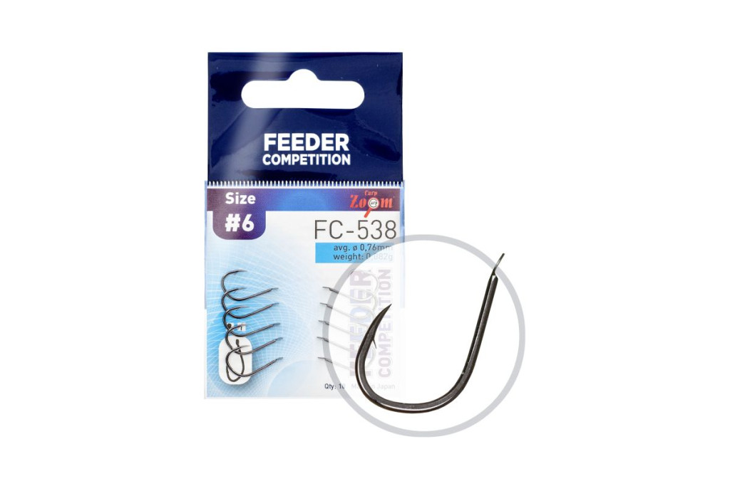 Feeder Competition-538 hook, #8, 10pcs