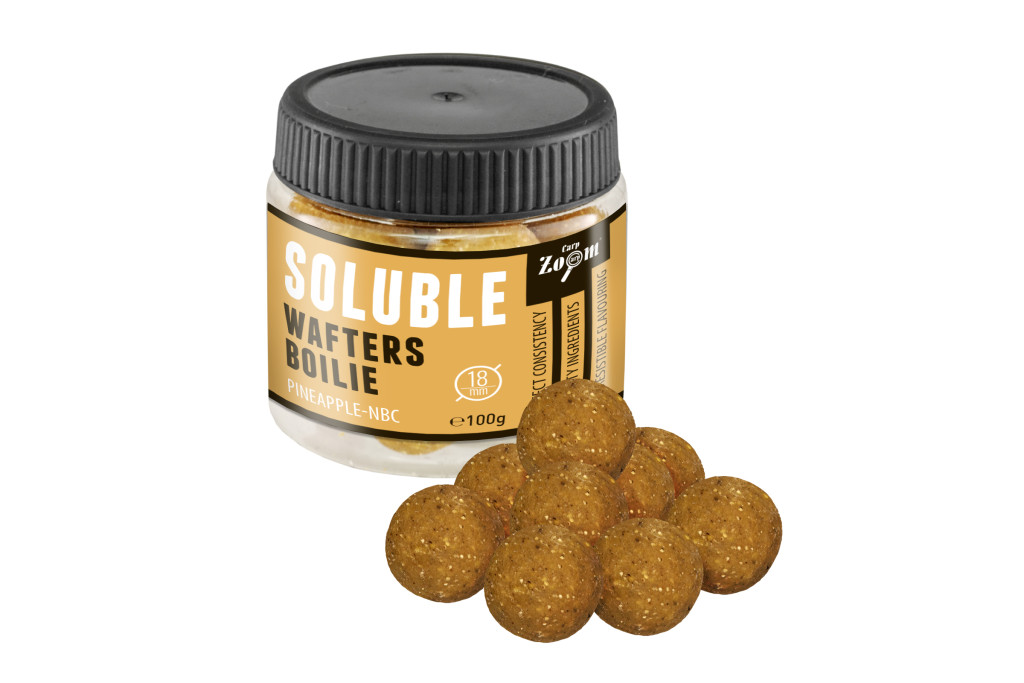 Carp Zoom Soluble Wafters Boilie,100g,22 mm, pineapple-NBC
