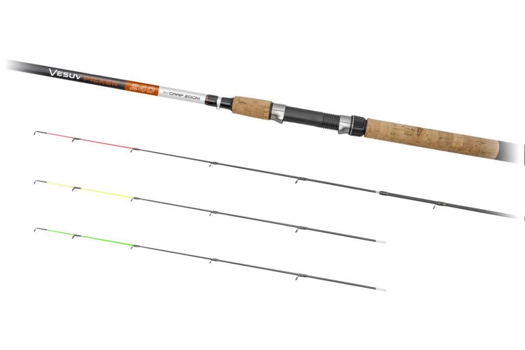 Carp Zoom Vesuv Picker horgászbot, 300 cm, 10-25 g, 2+3 részes