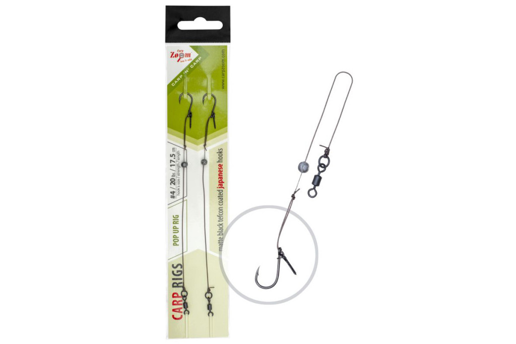 Pop Up Rig, #4, 20lb, 17,5cm, 2pcs