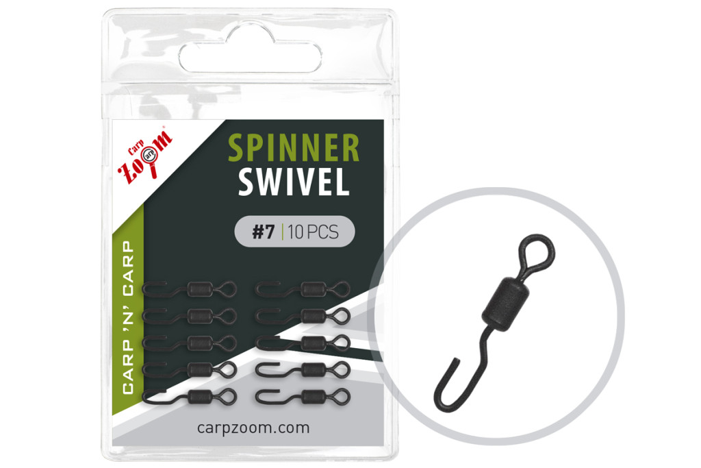 Carp Zoom Spinner Swivel, #7 10 pcs