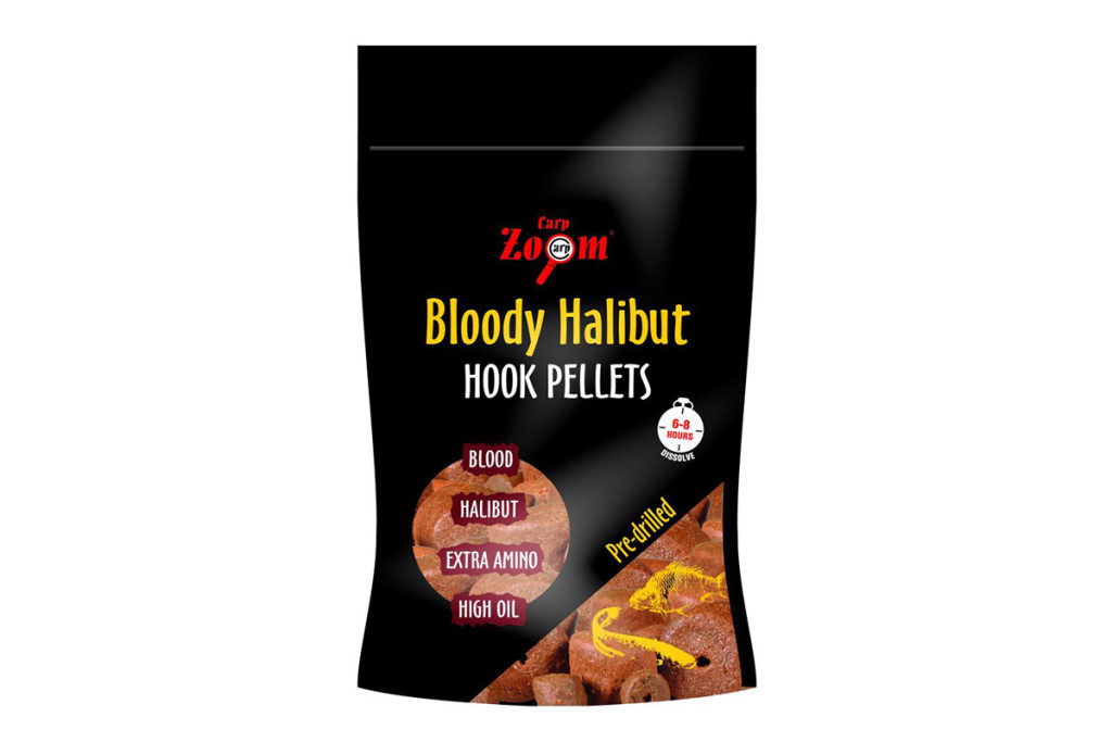 Carp Zoom Véres halibut horogpellet fúrt, 8 mm, halibut, 150 g