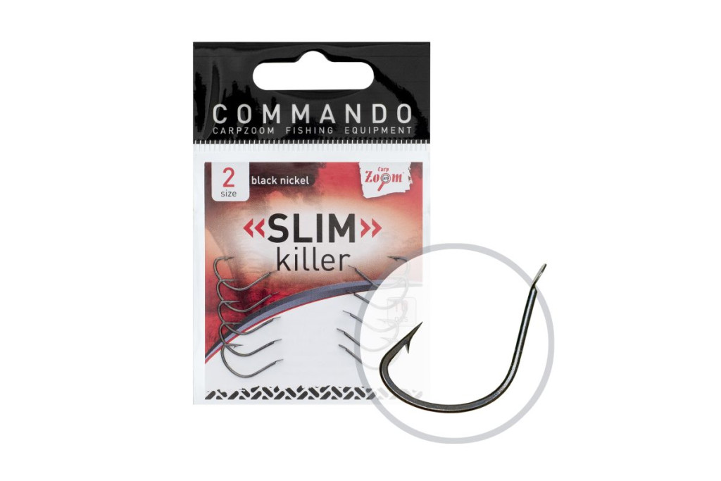 Carp Zoom Slim killer horog, #4, 10 db