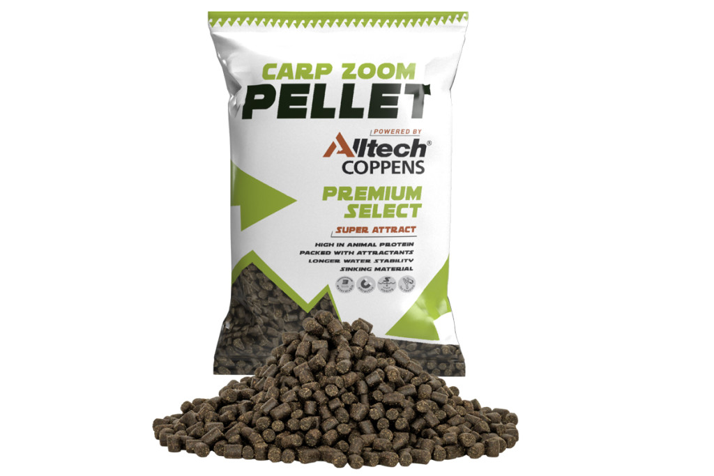 Carp Zoom Premium Select Pellet, 4,5 mm, natúr, 800 g