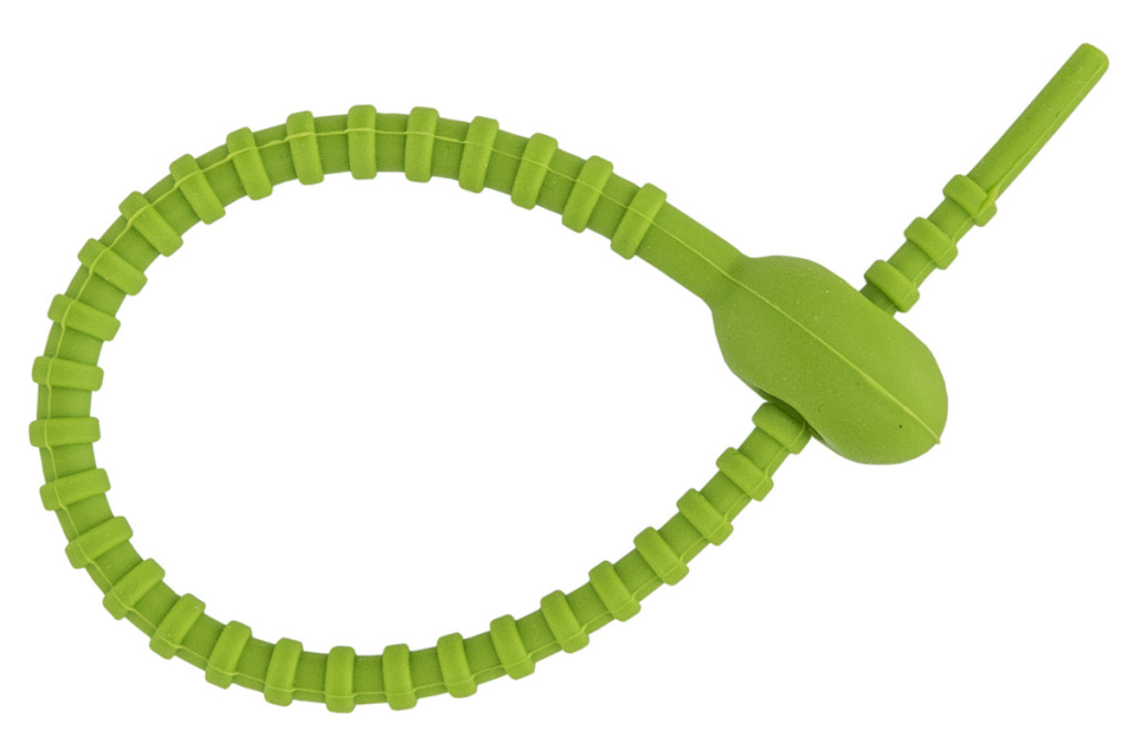 Silicone Rod Band, 20cm, 6pcs, green