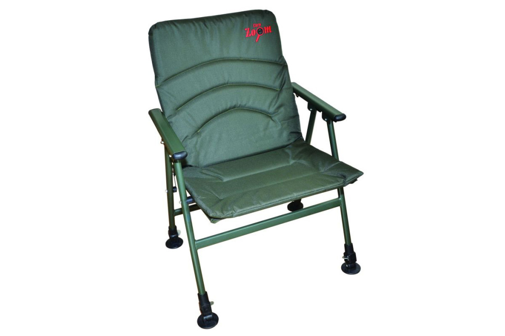 Carp Zoom Easy Comfort Fishing Chair with Armrests, 49x38x40/82 cm