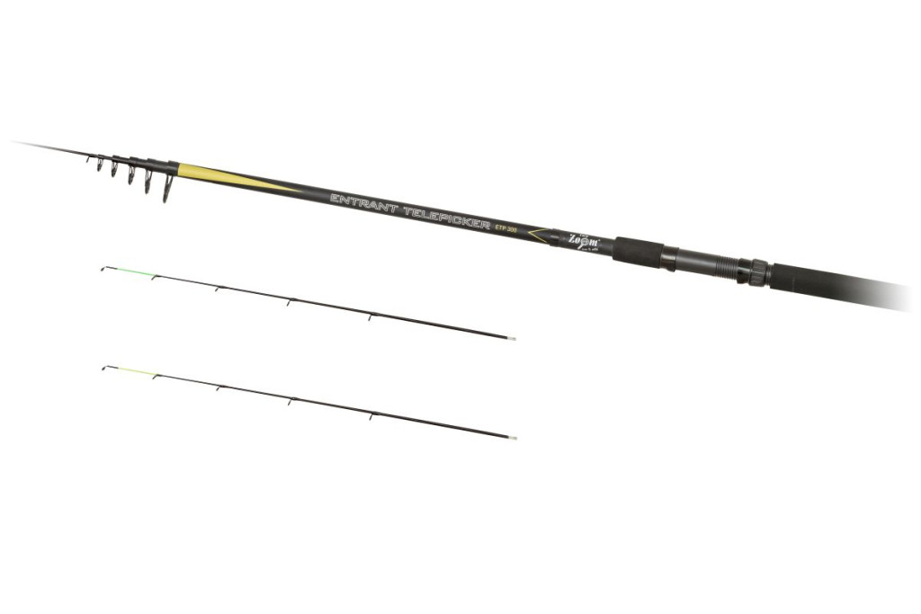 Carp Zoom Entrant Telefeeder fishing rod, 330 cm, 40-90 g, 6+3 section
