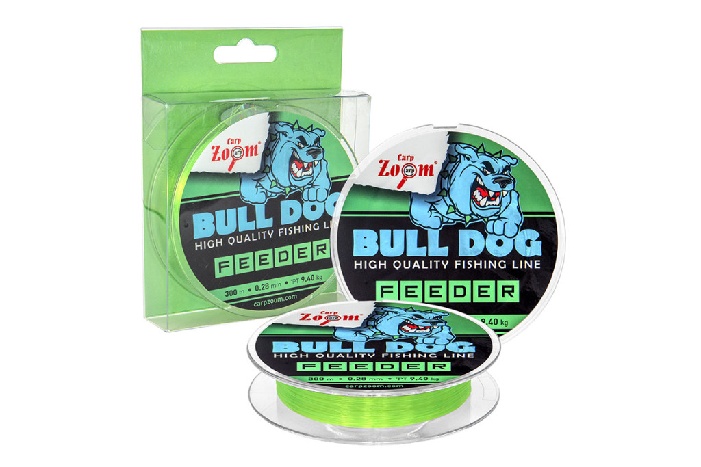 Carp Zoom Bull-Dog Feeder horgászzsinór, o 0,28 mm, 300 m, 9,4 kg, zöld