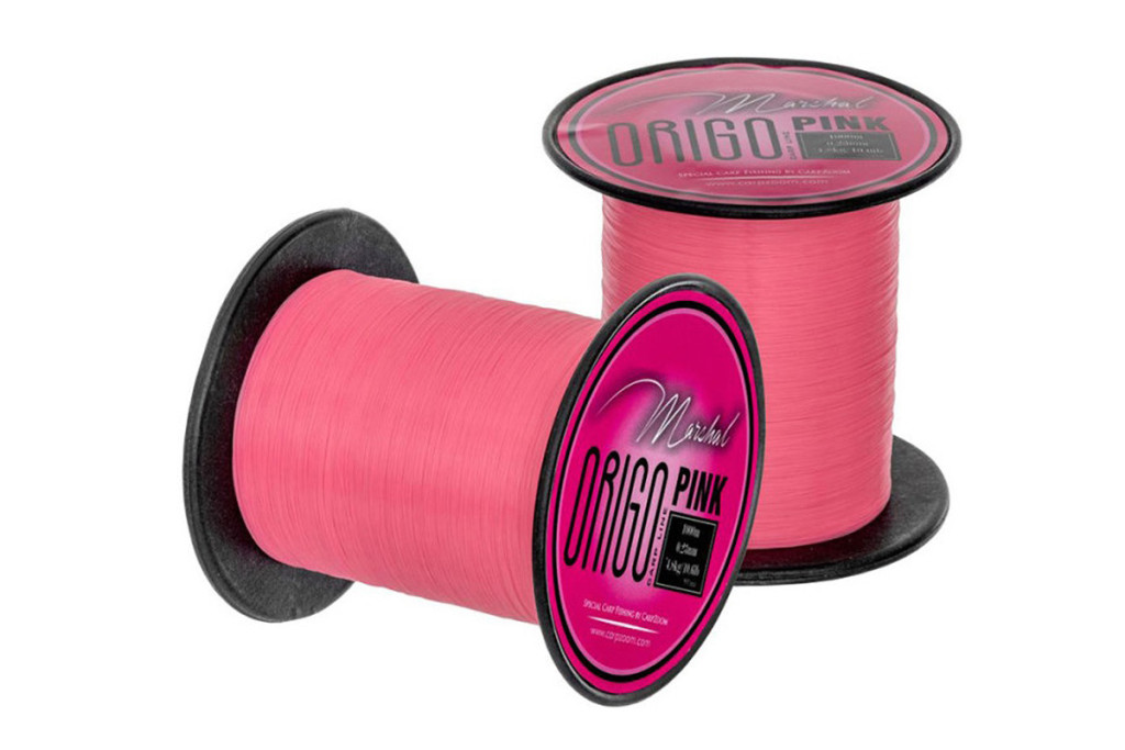 Marshal Origo carp fishing zsinor, o 0,23 mm, 1000 m, 4,8 kg, fluo pink