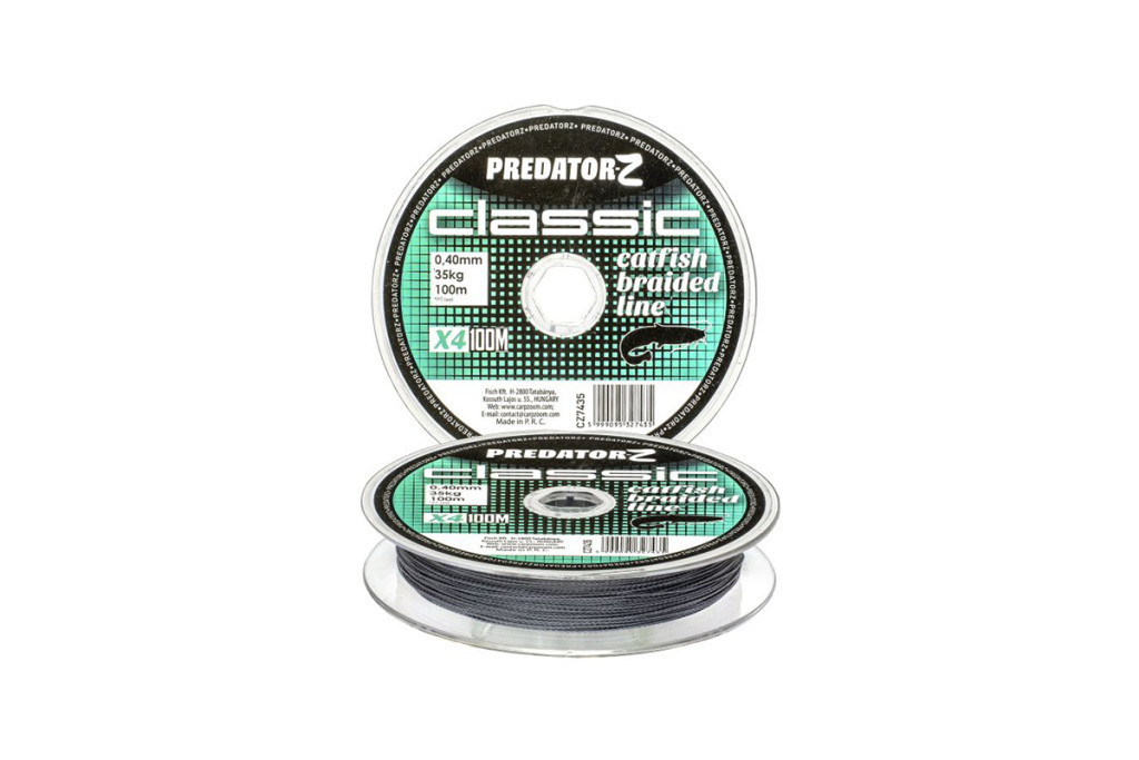 Predator-Z Calssic harcsázó zsinór, o 0,80 mm, 100 m, 70 kg, sötétszürke