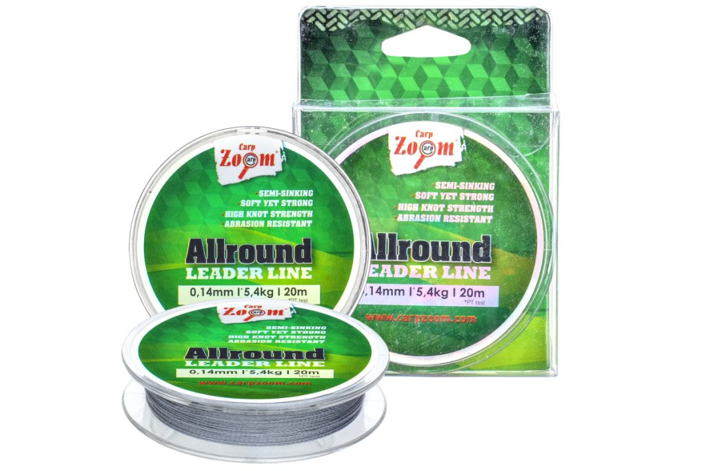 Carp Zoom Allround fonott előkezsinór, o 0,14 mm, 20 m, 5,4 kg