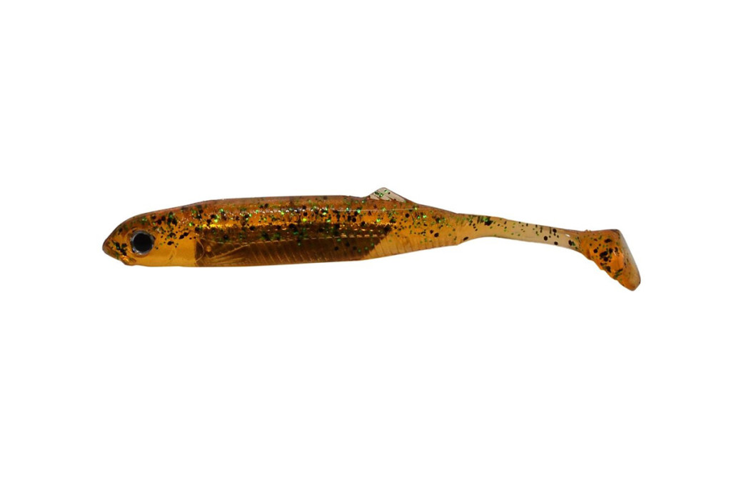 Predator-Z Longtail Killer gumihal fish with flavour, 10 cm, brown, 5 pcs