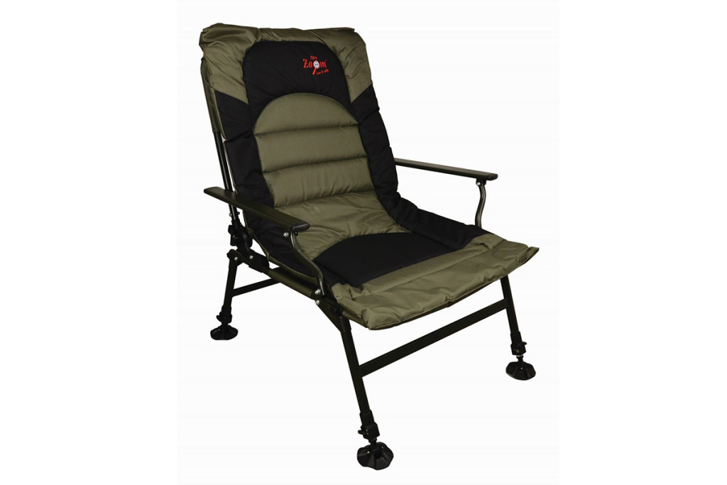 Carp Zoom Full Comfort Fishing Chair, Green, 63x60x38/100 cm