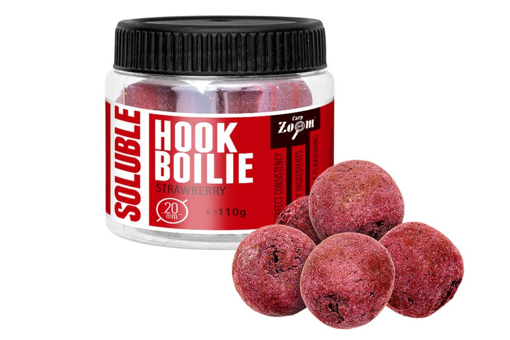 Carp Zoom Soluble Hook Boilie 20 mm, 110g, strawberry
