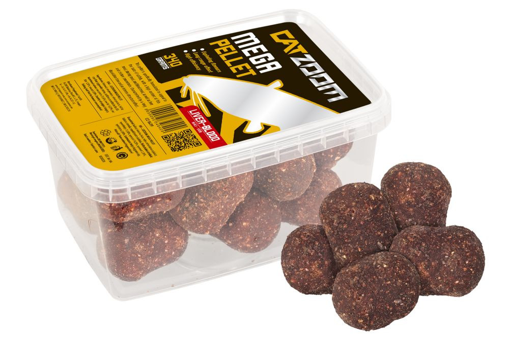 Catzoom Mega Pellet, 340g, liver-blood