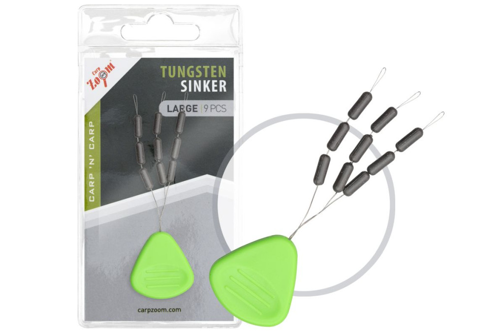 Tungsten Sinker, Large, 9pcs