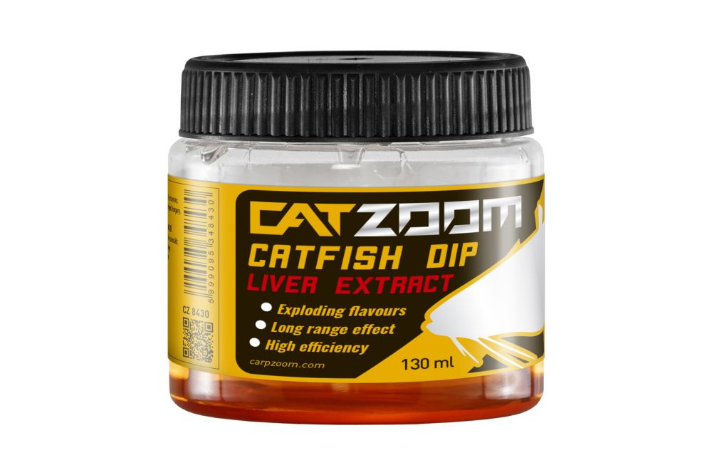 Catzoom Catfish Dip aromafolyadék, májkivonat, 130 ml