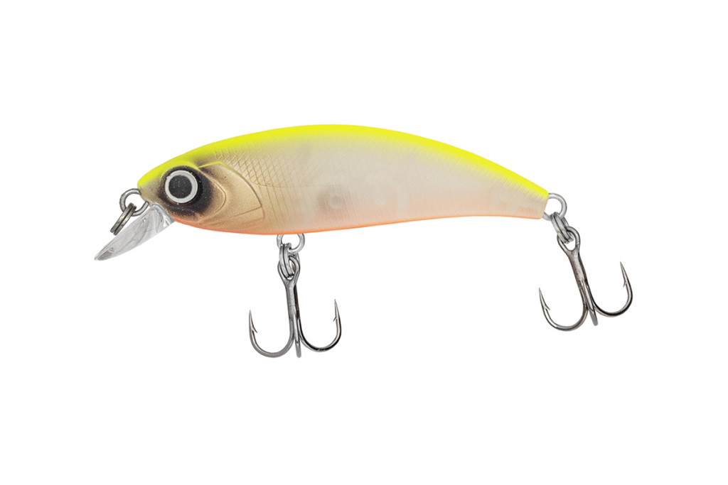 Predator-Z Immortal Shad wobbler, 5 cm, 4 g, fluo sárga, fehér, úszó