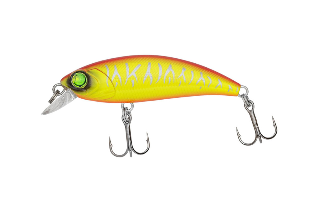Predator-Z Immortal Shad wobbler, 5 cm, 4 g, fluo yellow, striped, sinking