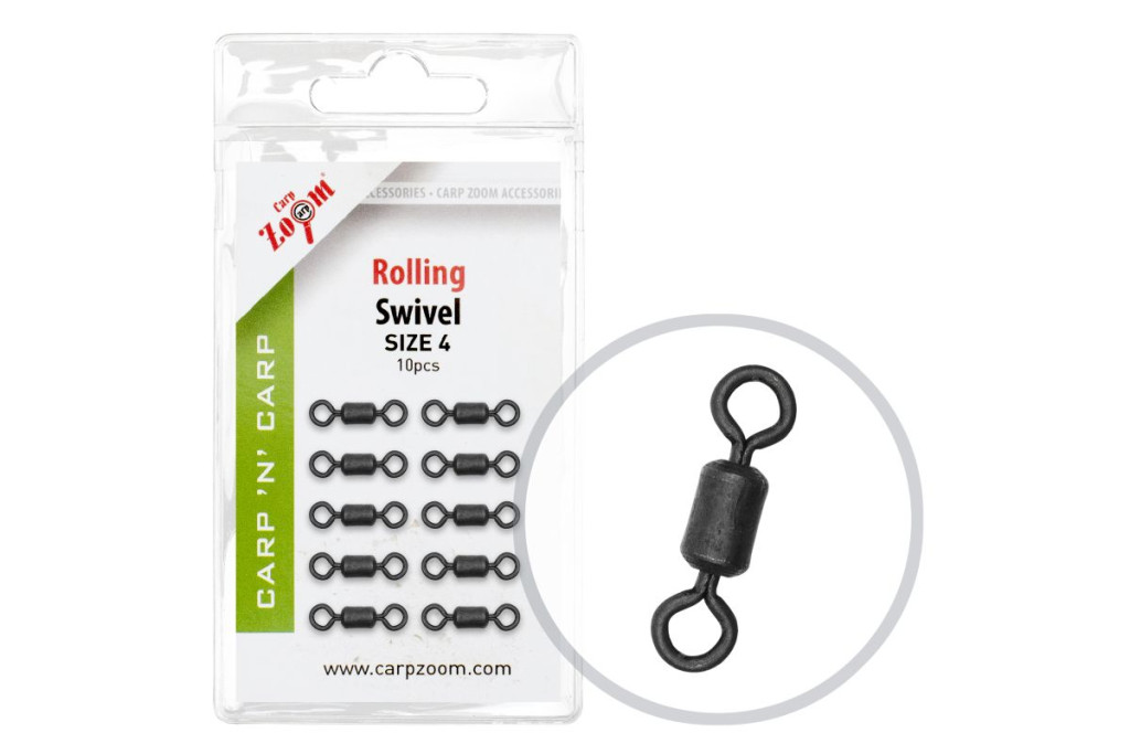 Rolling Swivel #7 (10 pcs) Matte black