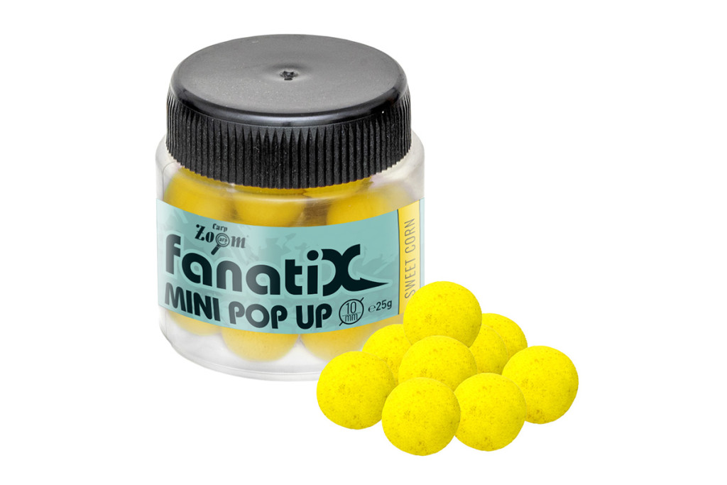 Carp Zoom Fanati-X Mini Pop Up horogcsali, 10 mm, édes kukorica, 25 g