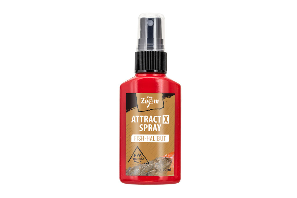 AttractX Spray, 50ml, fish-halibut