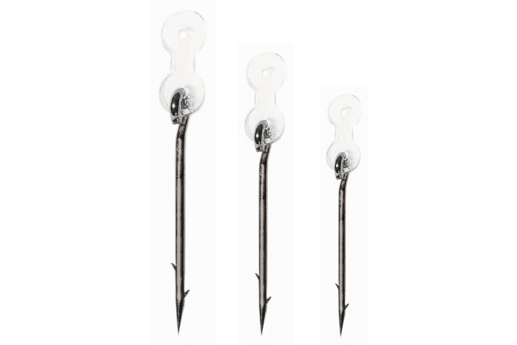 Bait Spike with silicone ring, L, 0,6x15mm, 10pcs