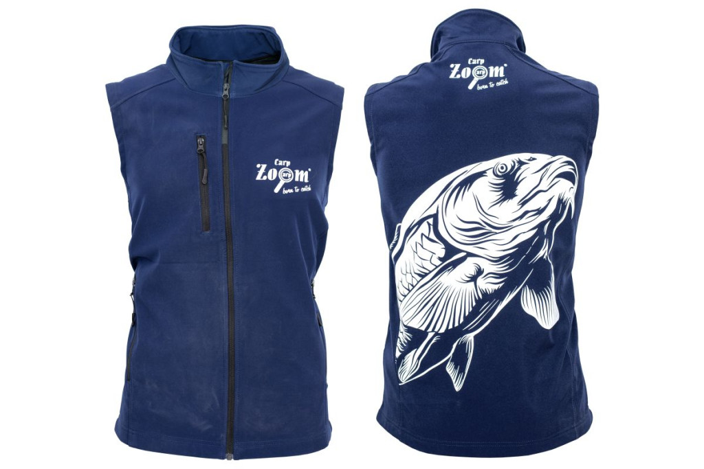 Carp Zoom Női softshell mellény, M, sötétkék